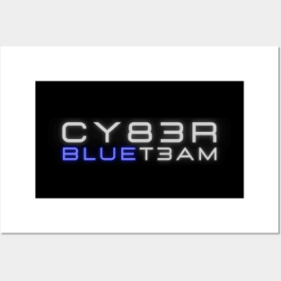 Cyber Blue Team Posters and Art